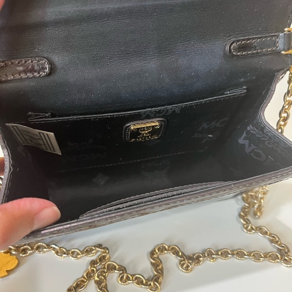 MCM Patent Sling Bag - Picture 10 of 15